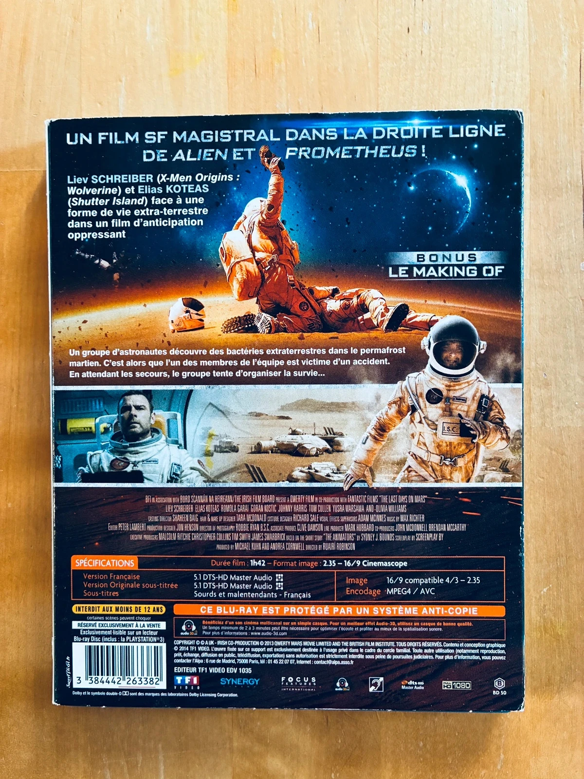 Blu-ray Últimos días en Marte. – photo 2